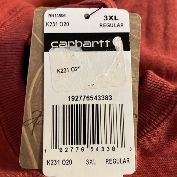 CARHARTT NWT Long Sleeve Shirt Size 3XL - Picture 9 of 13